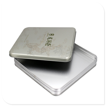 方形茶葉鐵盒|供應保健茶金屬盒|馬口鐵餅干盒定制